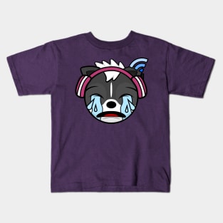 Crying Melody Skunk Kids T-Shirt